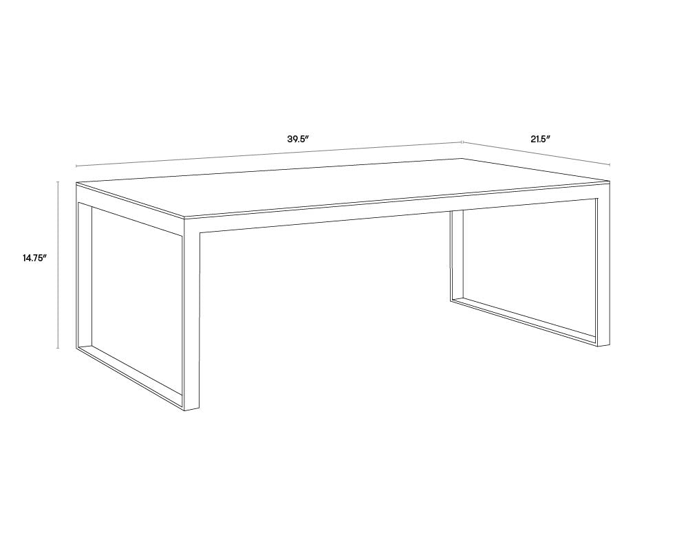 A wireframe image of the product with dimensions shown