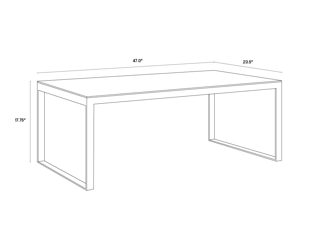 A wireframe image of the product with dimensions shown