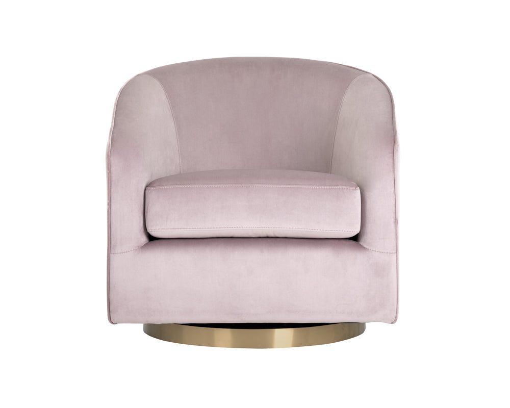 Hazel Swivel Lounge Chair - Gold