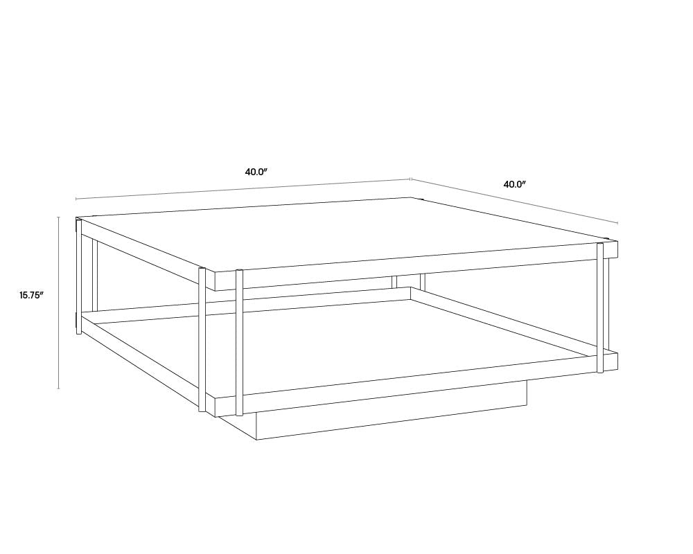 A wireframe image of the product with dimensions shown