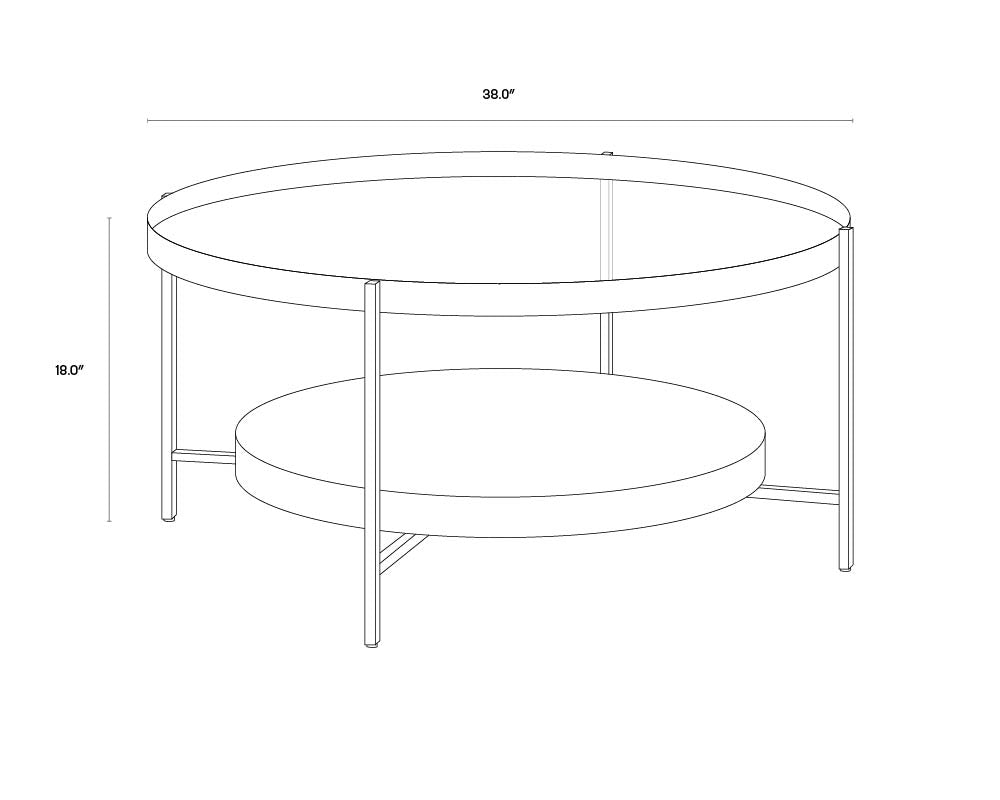 A wireframe image of the product with dimensions shown