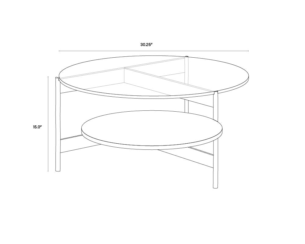 A wireframe image of the product with dimensions shown