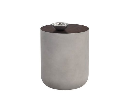 Diaz End Table - Grey