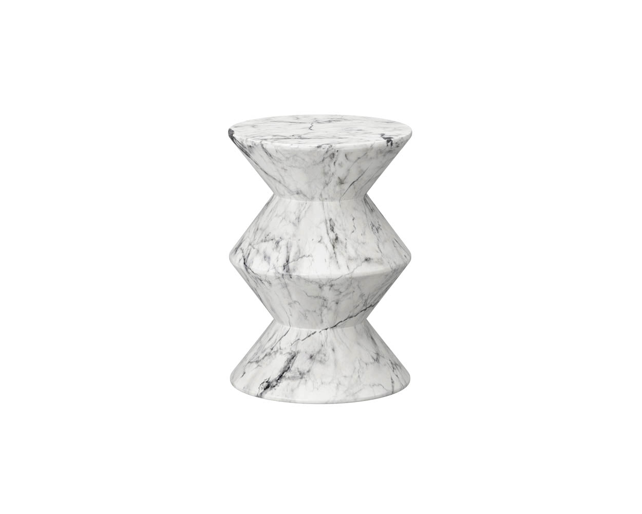 Union End Table - Marble Look