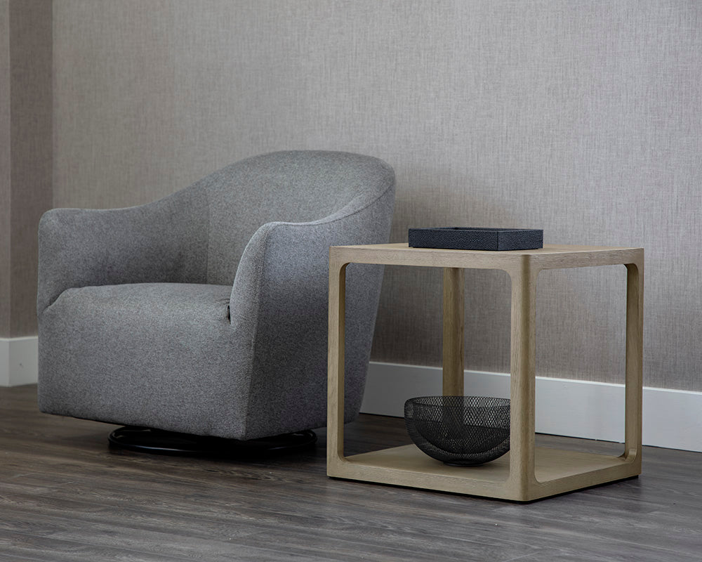 Doncaster Side Table - Smoke Grey