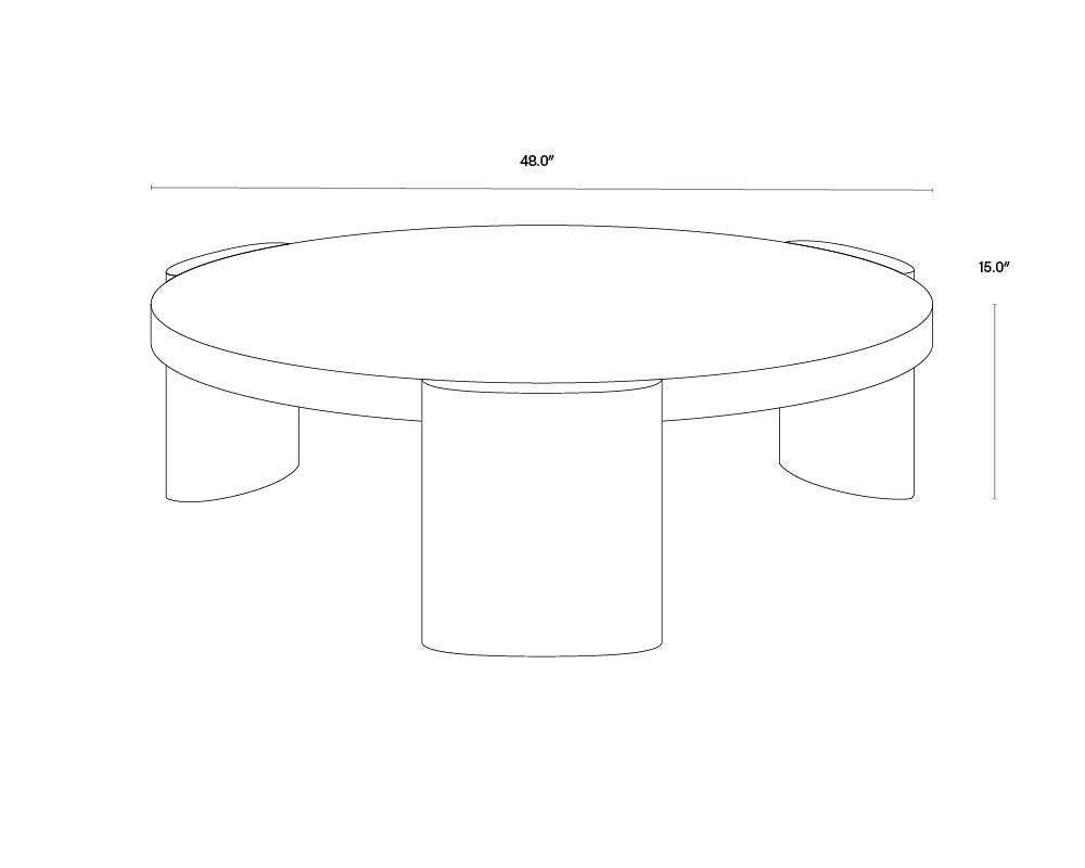A wireframe image of the product with dimensions shown