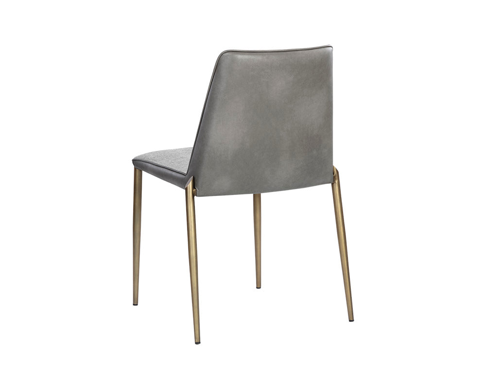 Renee Stackable Dining Chair - Antique Brass