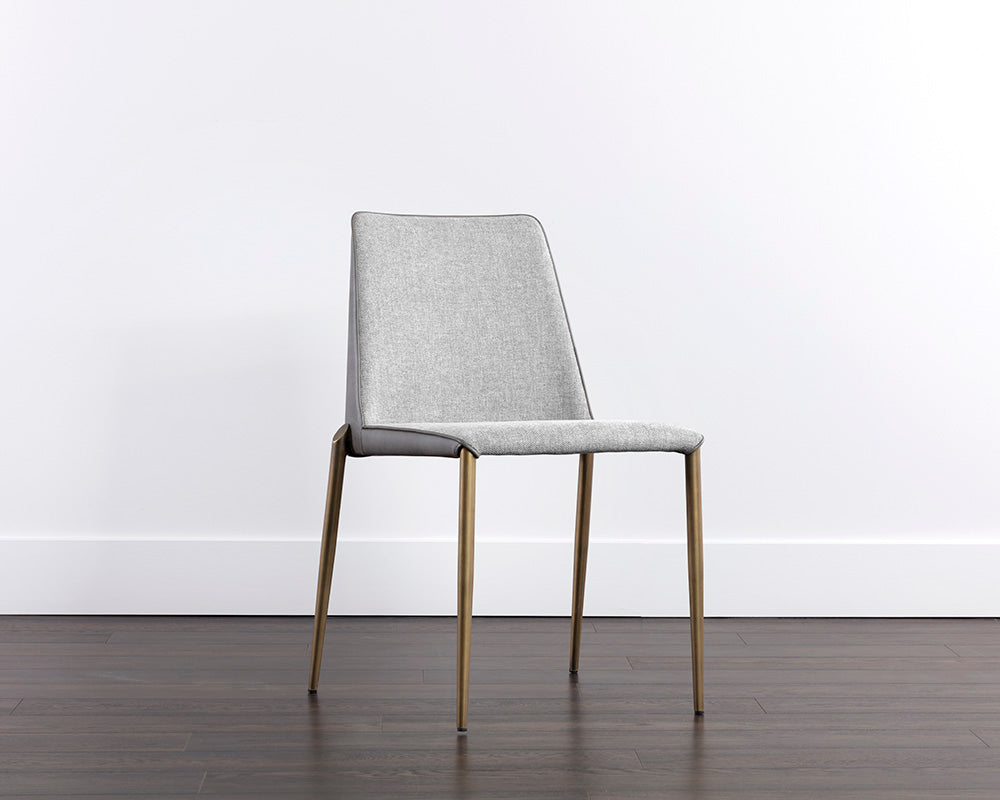 Renee Stackable Dining Chair - Antique Brass