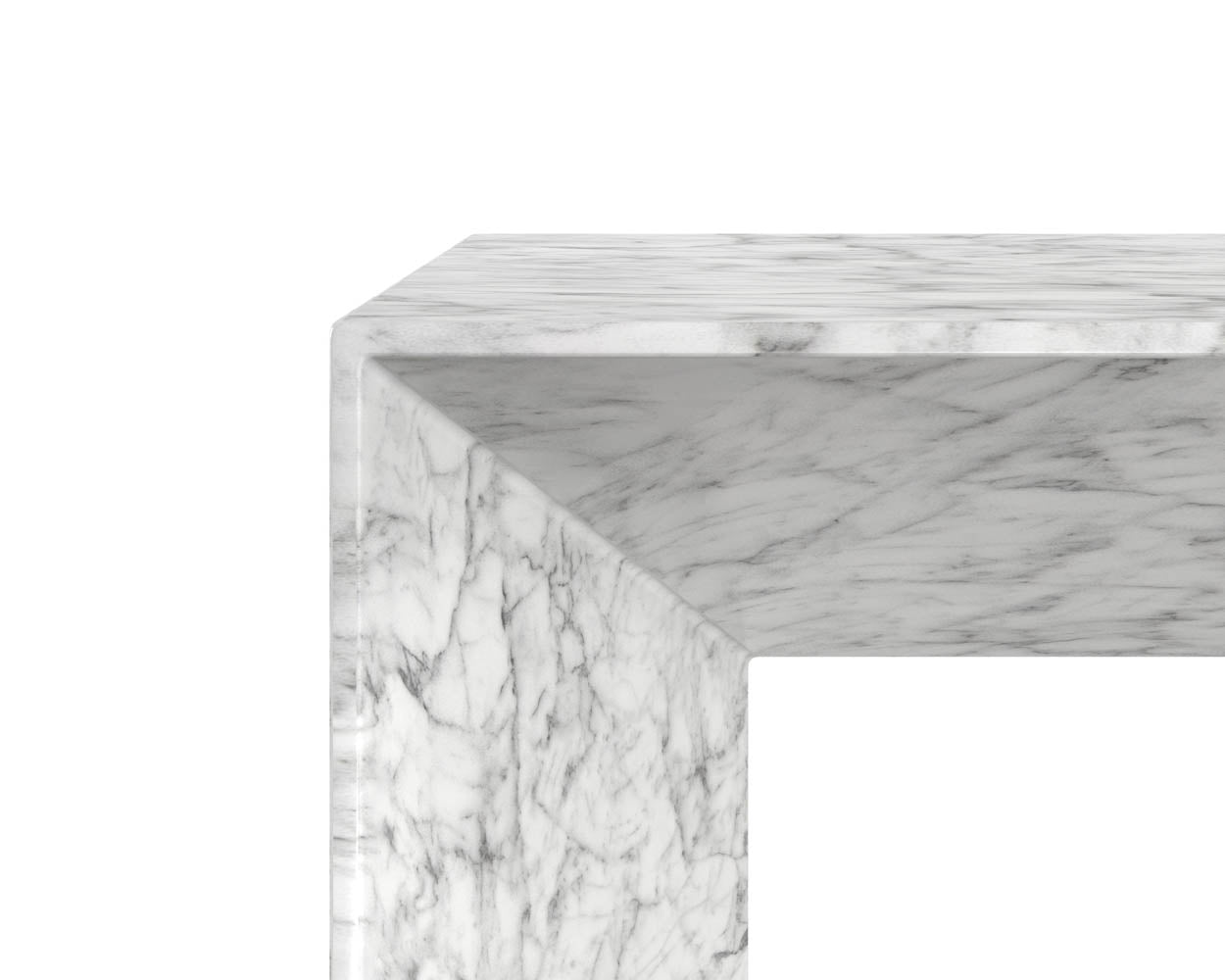 Nomad Coffee Table - Marble Look