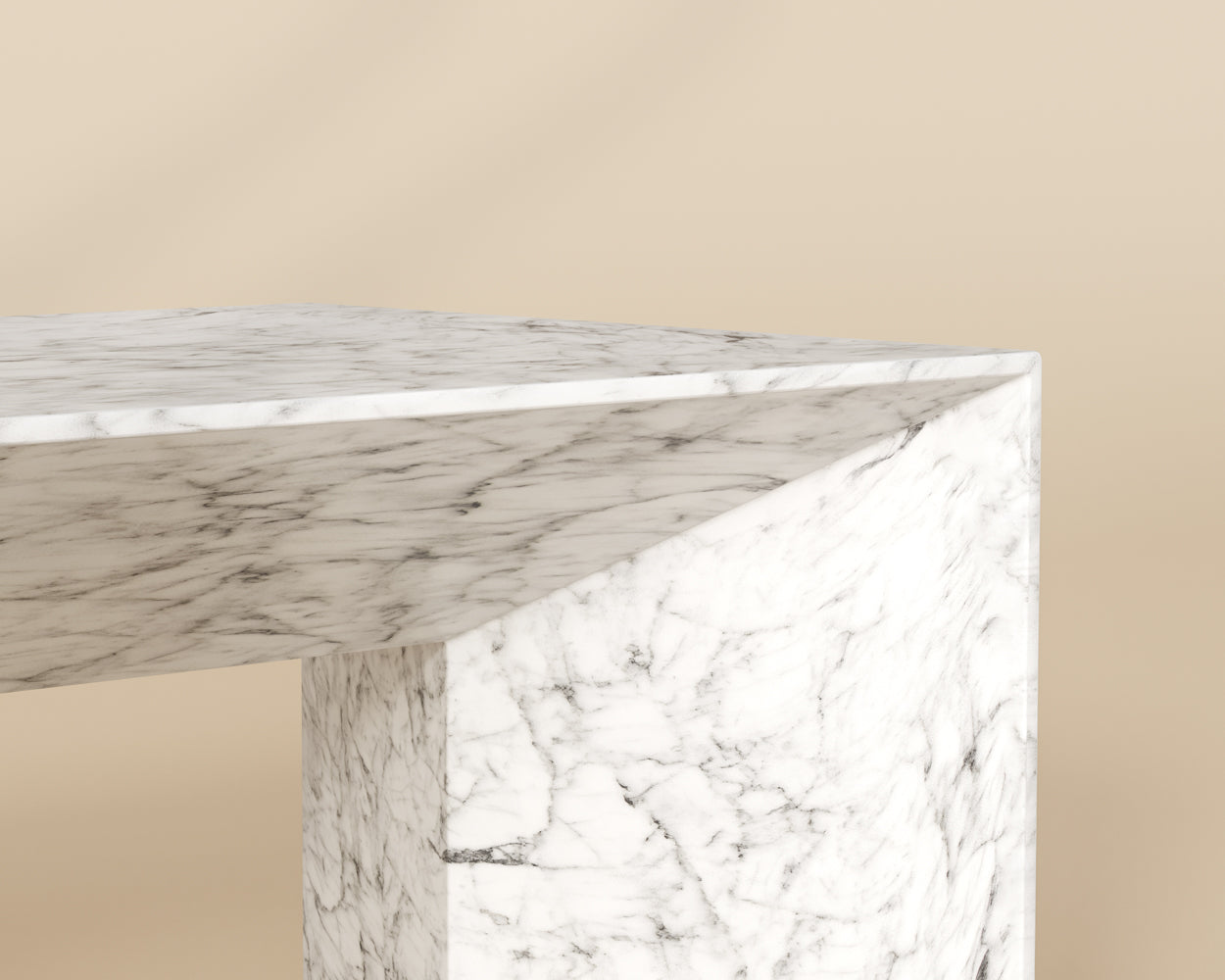 Nomad Coffee Table - Marble Look