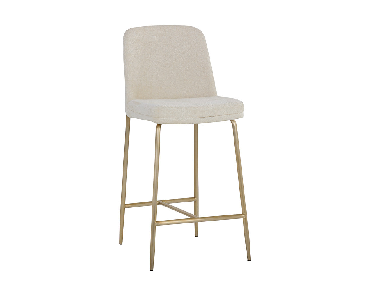 Zeke Counter Stool - Antique Brass