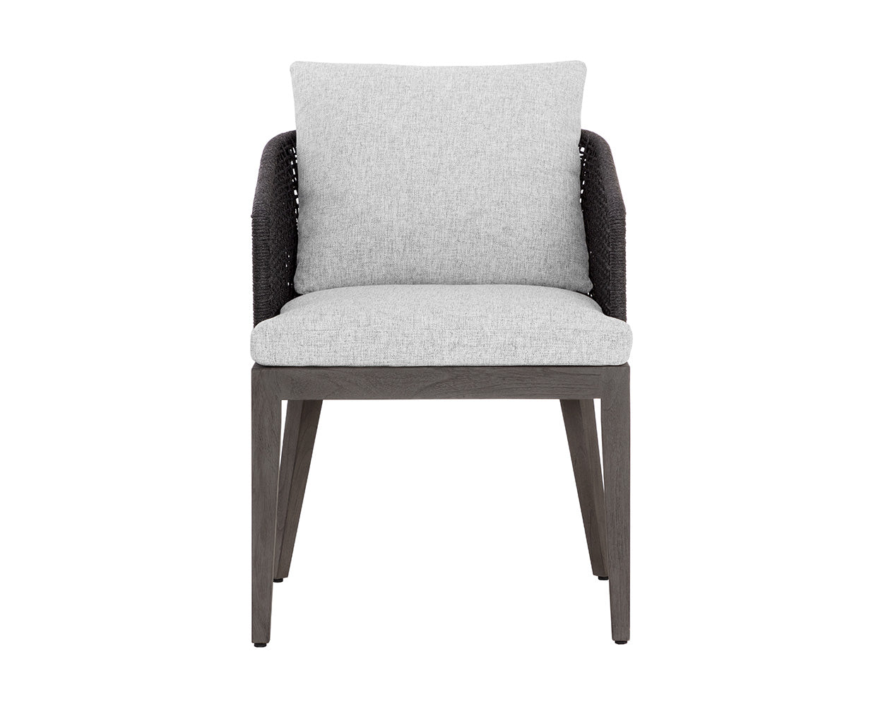 Capri Dining Armchair - Smoke Grey