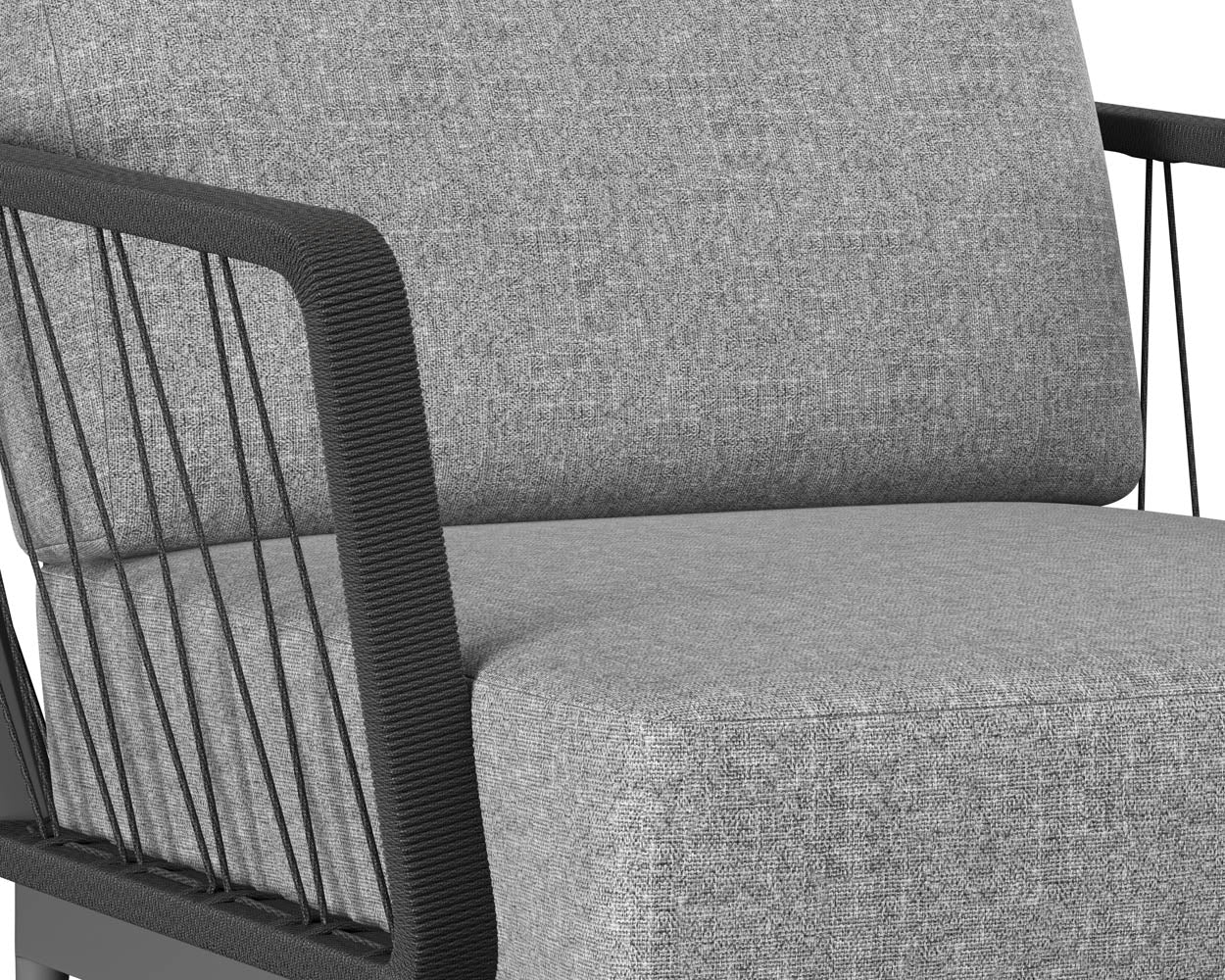 Catania Armchair - Dark Grey