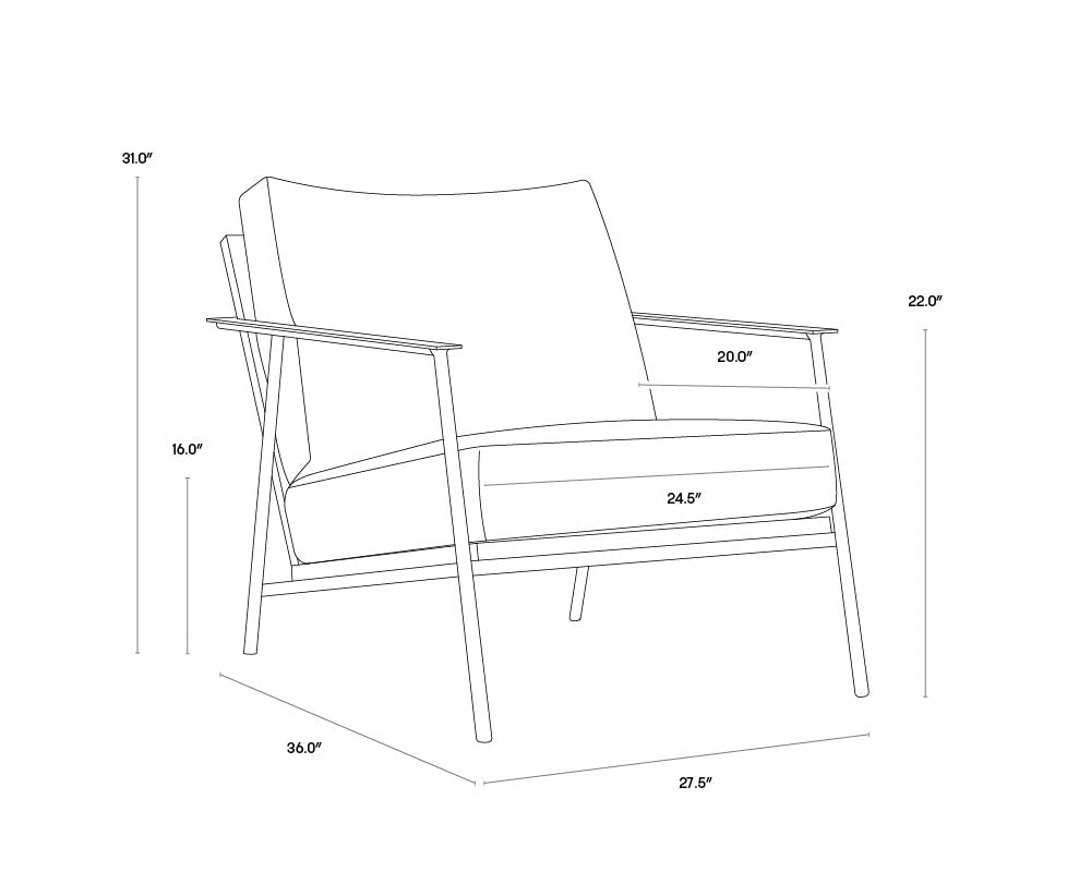 A wireframe image of the product with dimensions shown