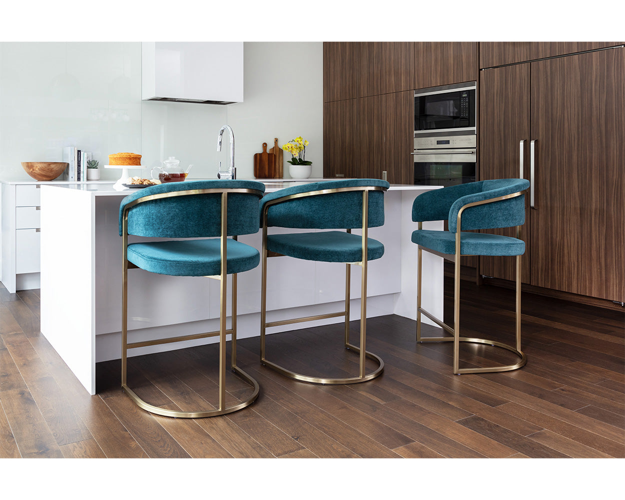 Marris Counter Stool - Gold
