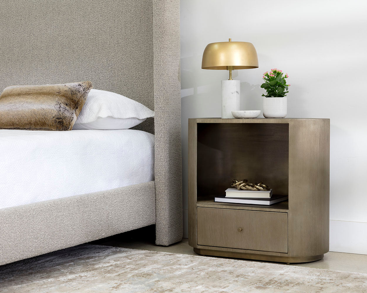 Siena Nightstand - Oval