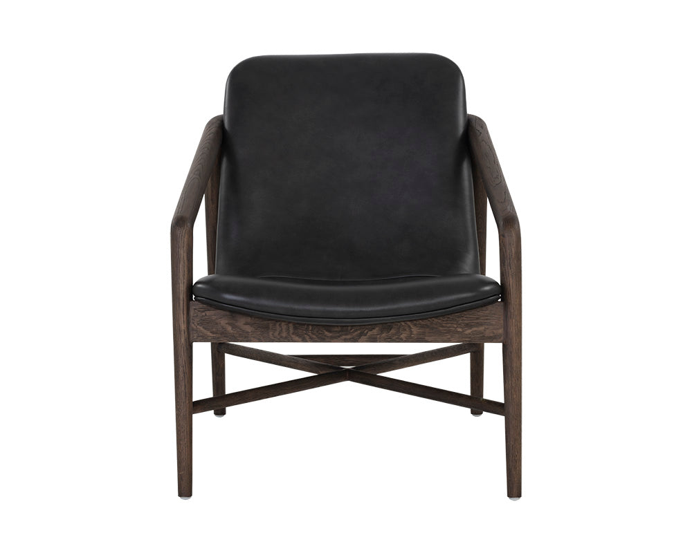 Cinelli Lounge Chair - Distressed Brown