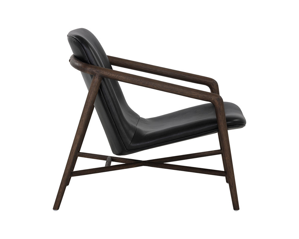 Cinelli Lounge Chair - Distressed Brown