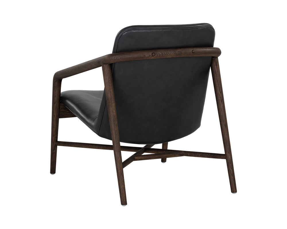 Cinelli Lounge Chair - Distressed Brown