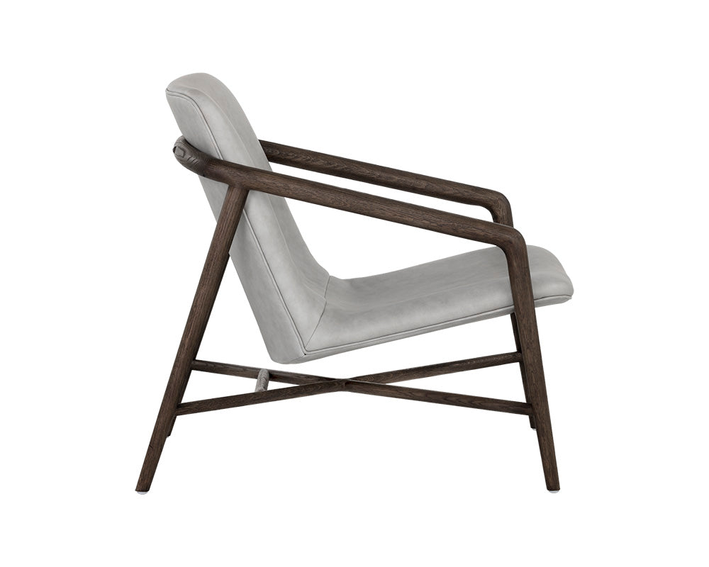 Cinelli Lounge Chair - Distressed Brown