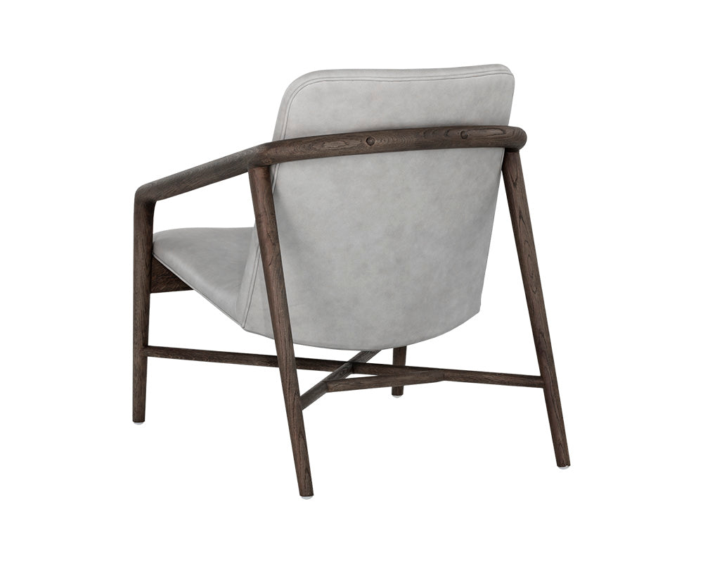 Cinelli Lounge Chair - Distressed Brown