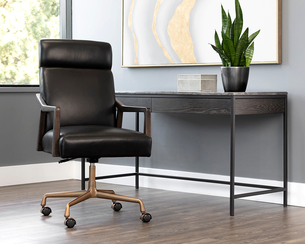 Collin Office Chair - Brown