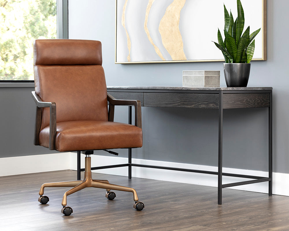 Collin Office Chair - Brown