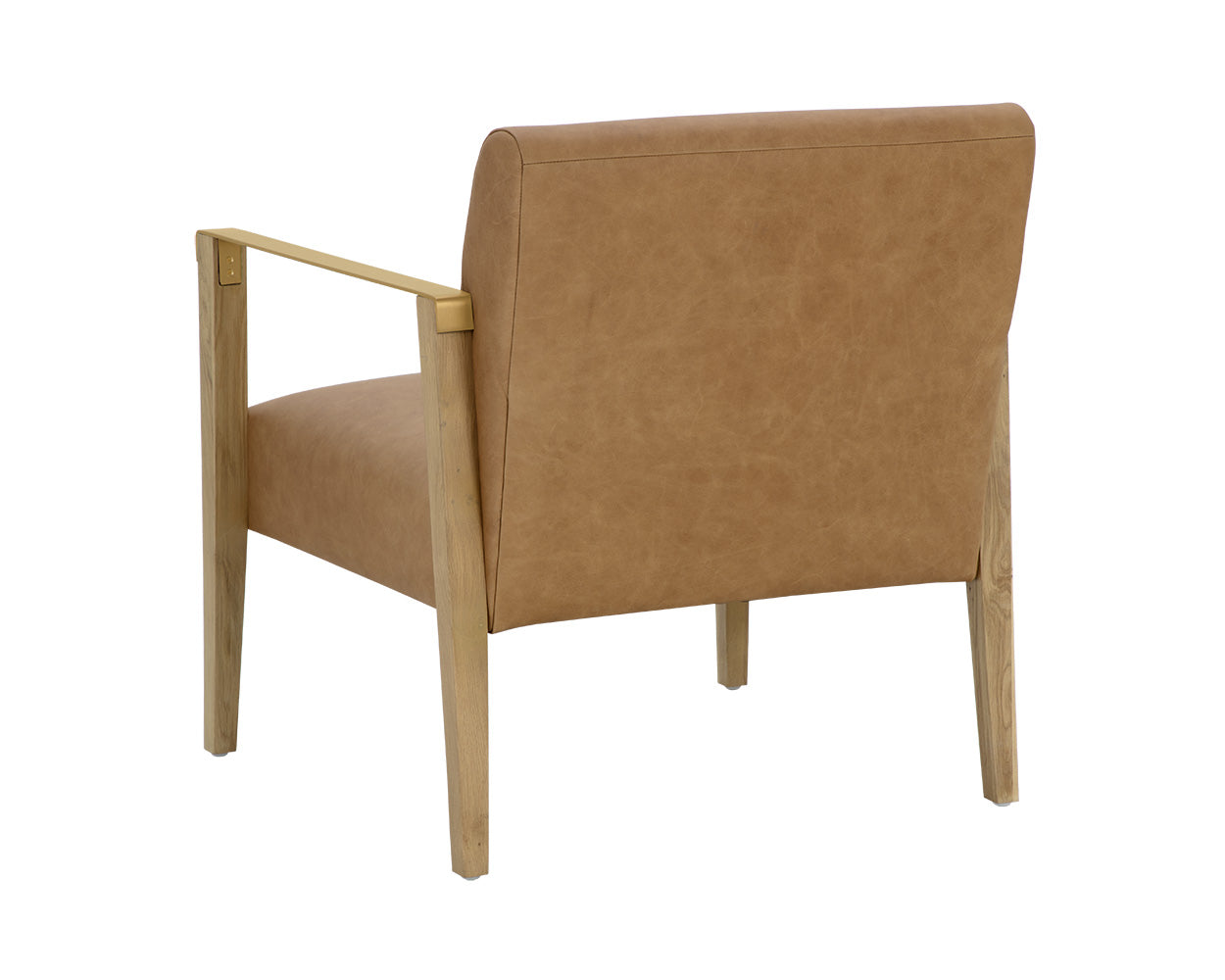 Earl Lounge Chair - Rustic Oak