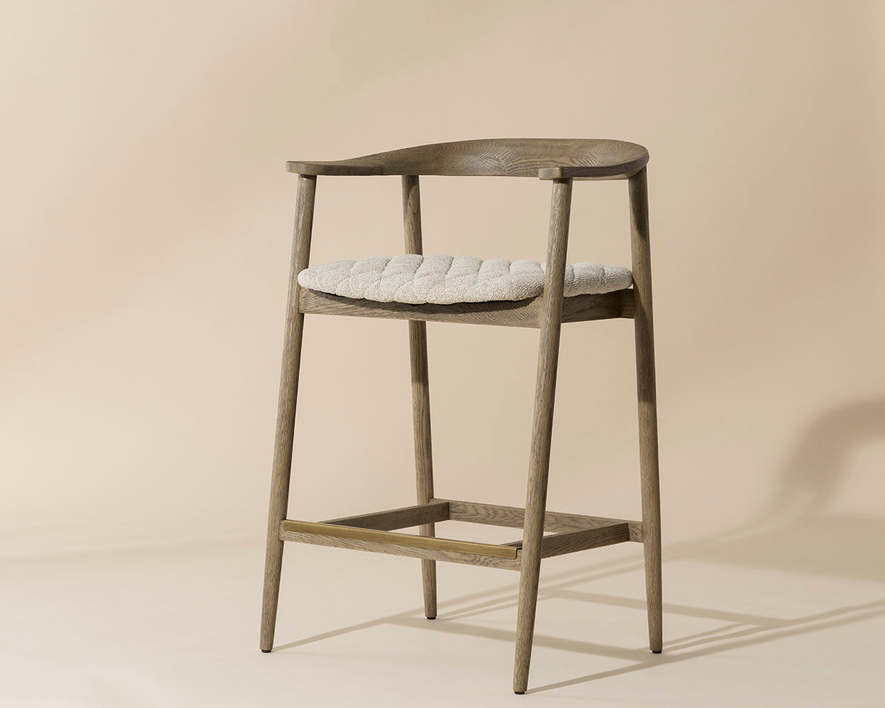 Jeremy Counter Stool - Weathered Oak