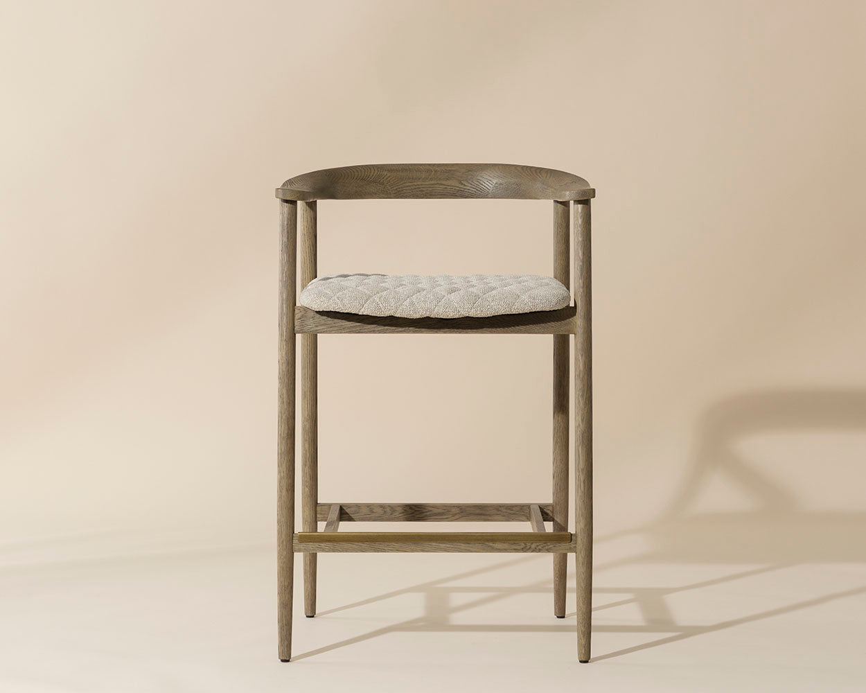 Jeremy Counter Stool - Weathered Oak