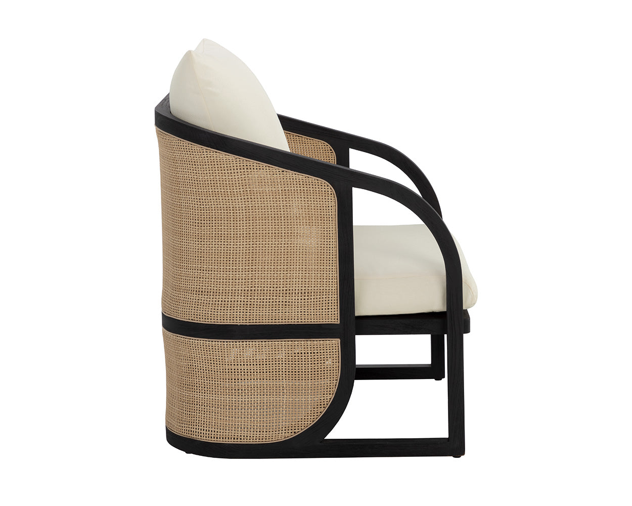 Palermo Lounge Chair - Charcoal