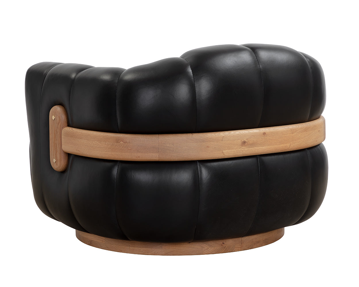 Tadeo Swivel Armchair - Rustic Oak