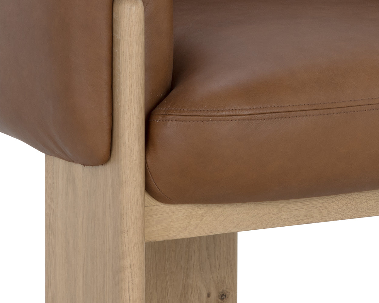 Trine Lounge Chair - Rustic Oak