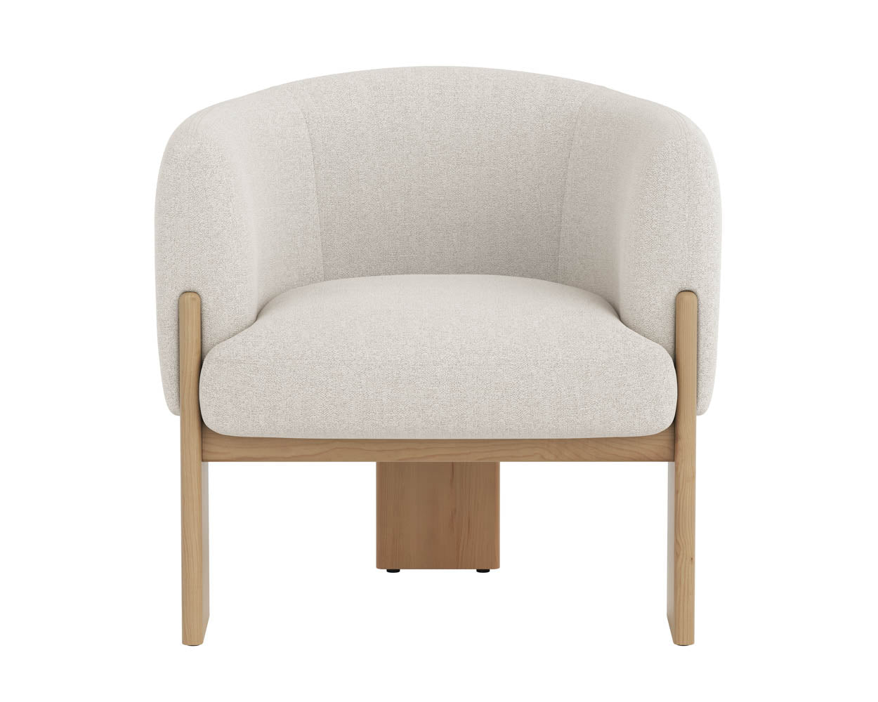 Trine Lounge Chair - Rustic Oak