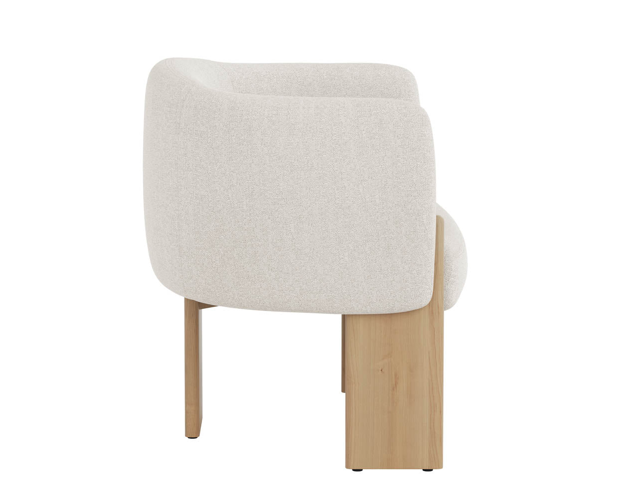 Trine Lounge Chair - Rustic Oak