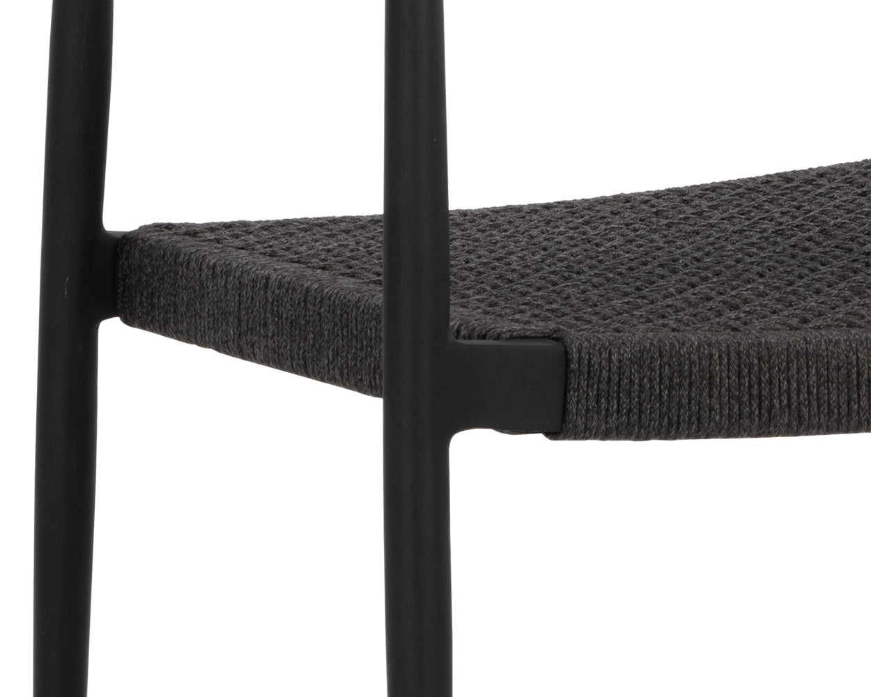 Nava Stackable Dining Armchair  - Black