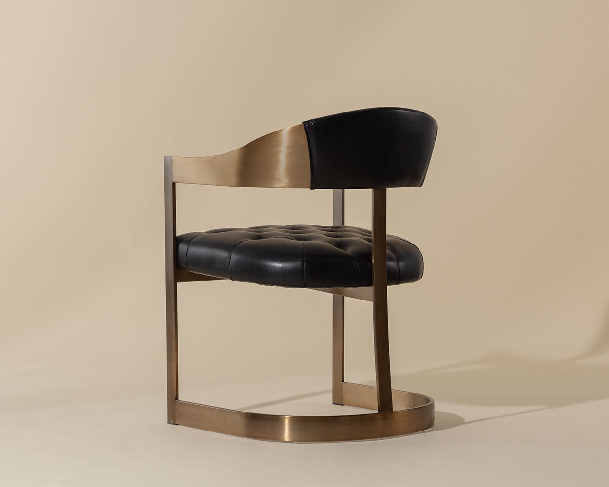 Beaumont Dining Armchair - Antique Brass