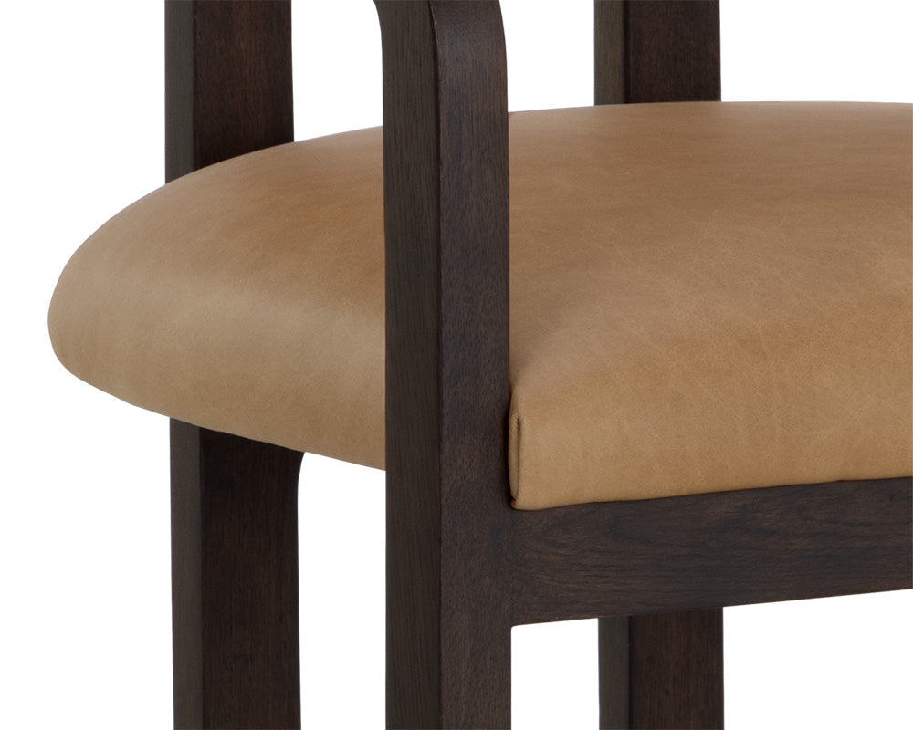 Madrone Dining Armchair - Brown