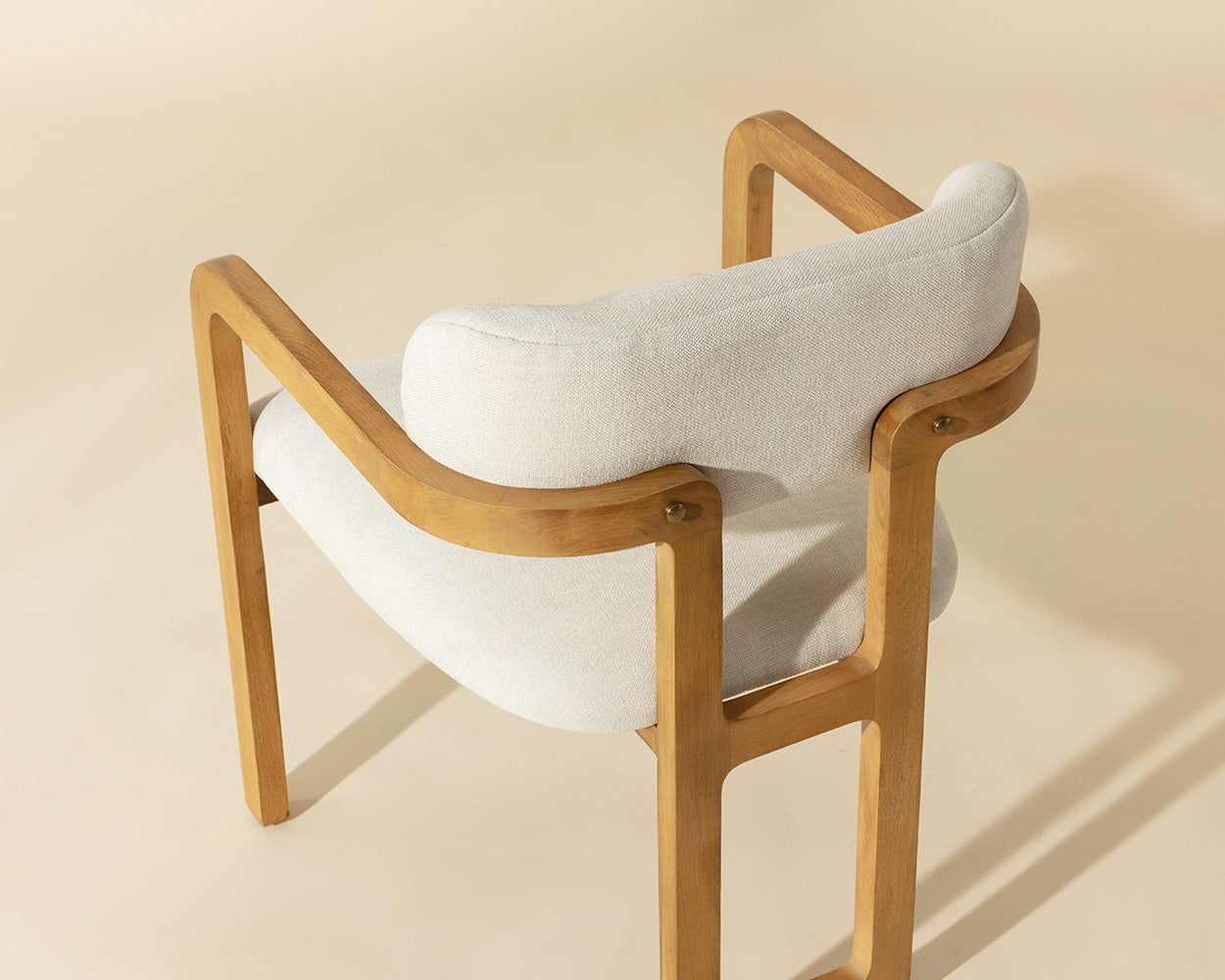 Madrone Dining Armchair - Rustic Oak