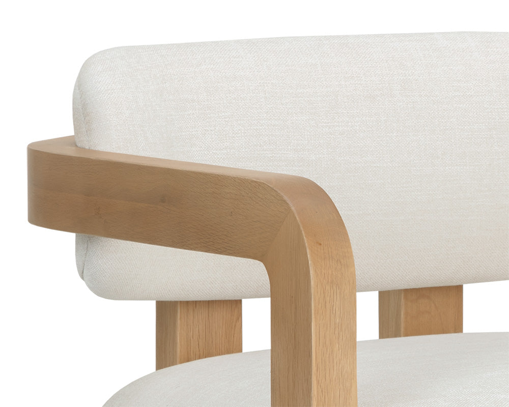Madrone Lounge Chair - Rustic Oak
