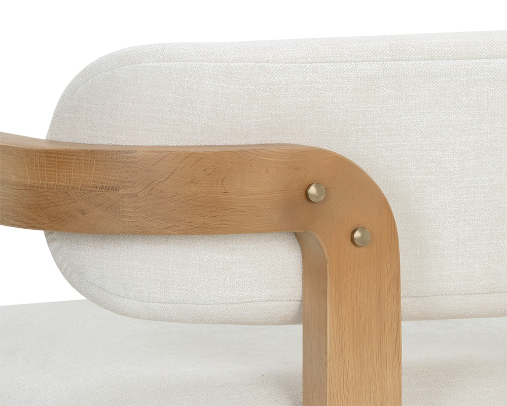 Madrone Lounge Chair - Rustic Oak
