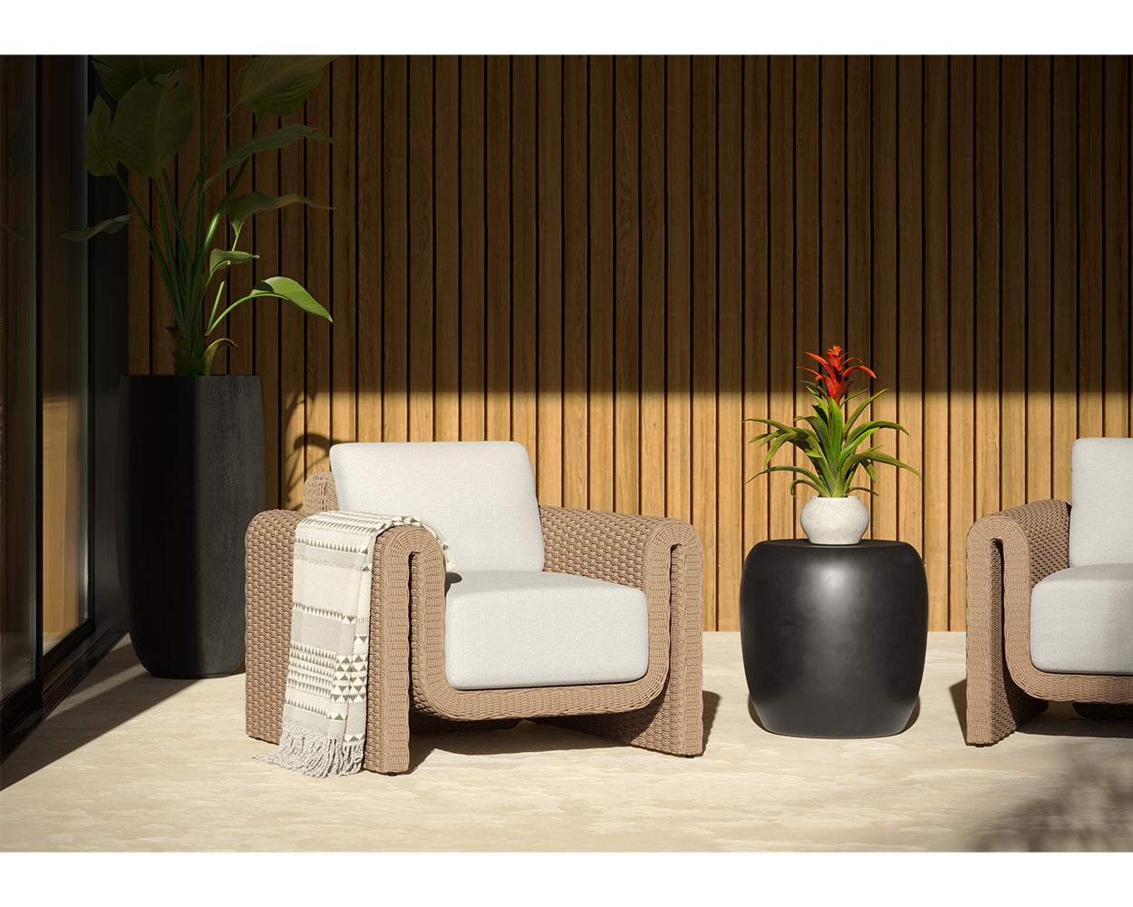 Tibi Lounge Chair - Natural
