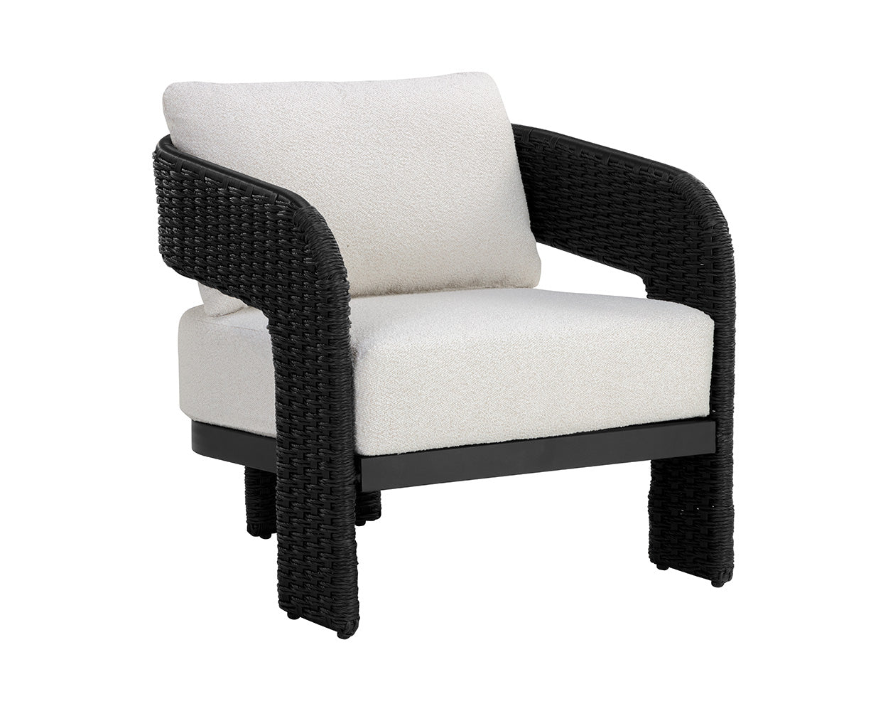 Pylos Lounge Chair - Black