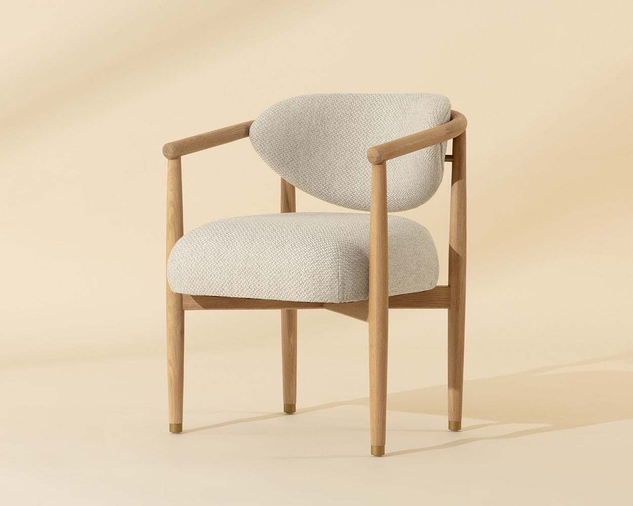 Sigrid Dining Armchair - Light Oak – Sunpan Trading & Importing, Inc.