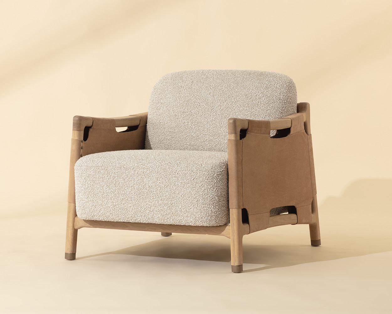 Calloway Lounge Chair - Light Oak – Sunpan Trading & Importing, Inc.