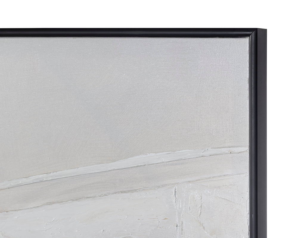 Breaking Barriers - 60" X 60" - Black Floater Frame