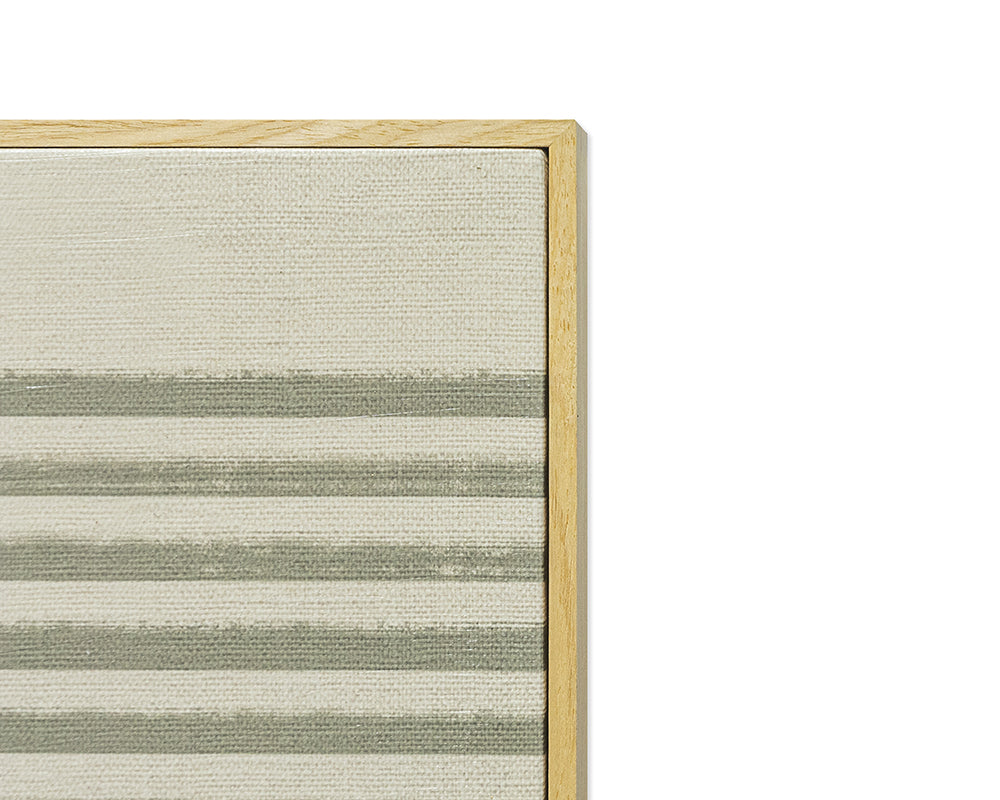 New Beginnings (Set Of 2) - 48" X 64" - Natural Floater Frame