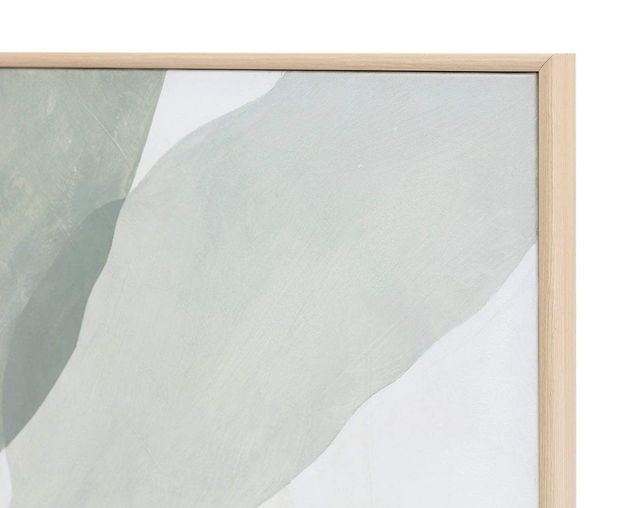 Calm Reflection (Set Of 2) - 40" X 50" - Natural Floater Frame