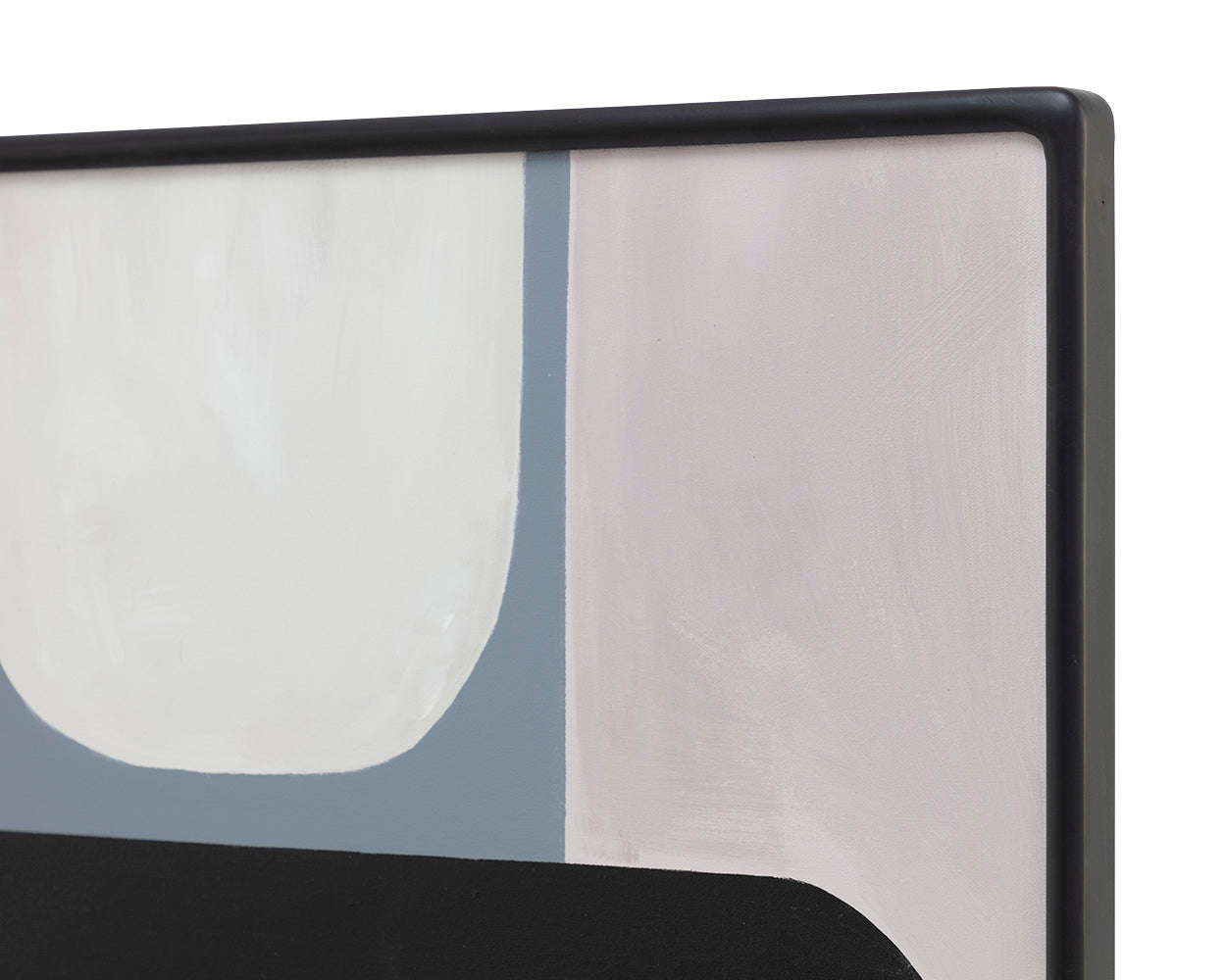 Radical Interpretation (set Of 3) - 28" X 66" - Black Floater Frame