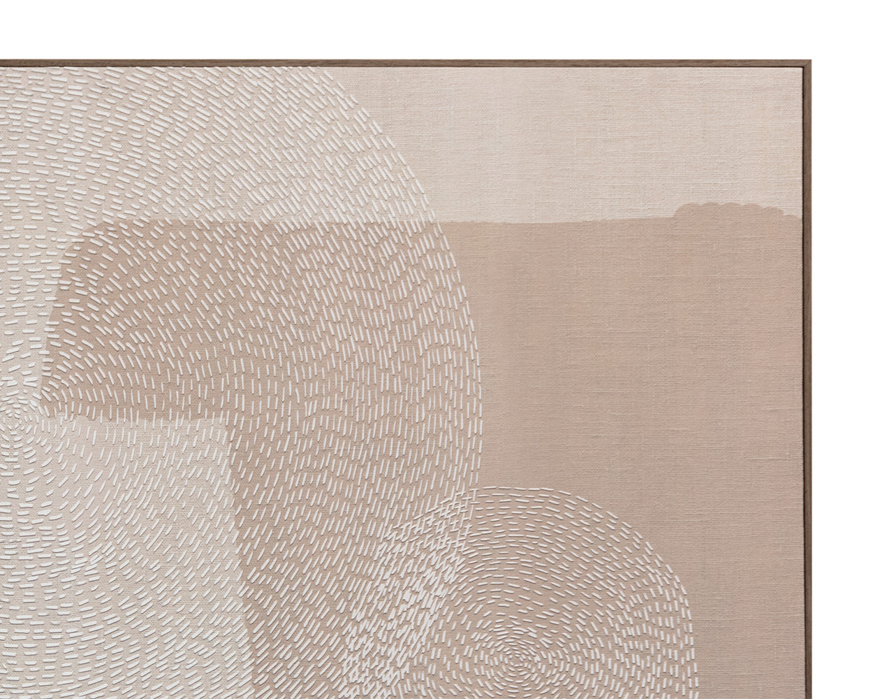 Smooth Operator - 72" X 48" - Light Brown Floater Frame